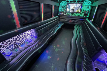 Lowell Limo Bus Interior