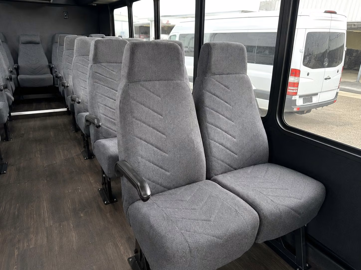 18 passenger minibus interior
