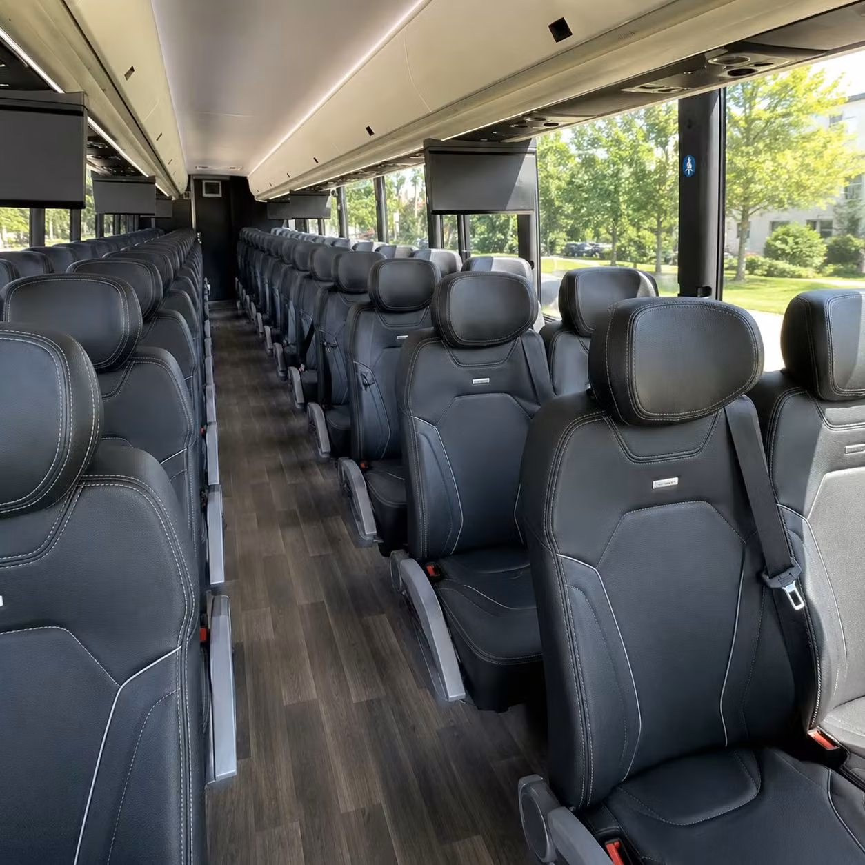 lowell charter bus interior